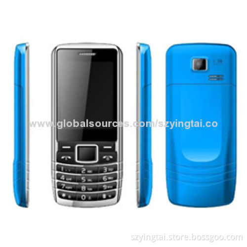 Cheap Quad-band 2.4-inch QCIF Screen Feature GSM Phones with Big Battery, Bluetooth, MP3 Player